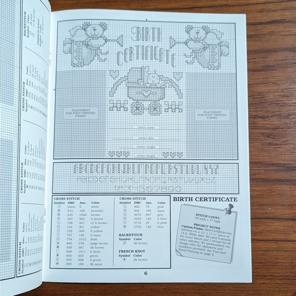 Baby's Keepsake Collection Cross Stitch Pattern Book - Picture 2 of 4